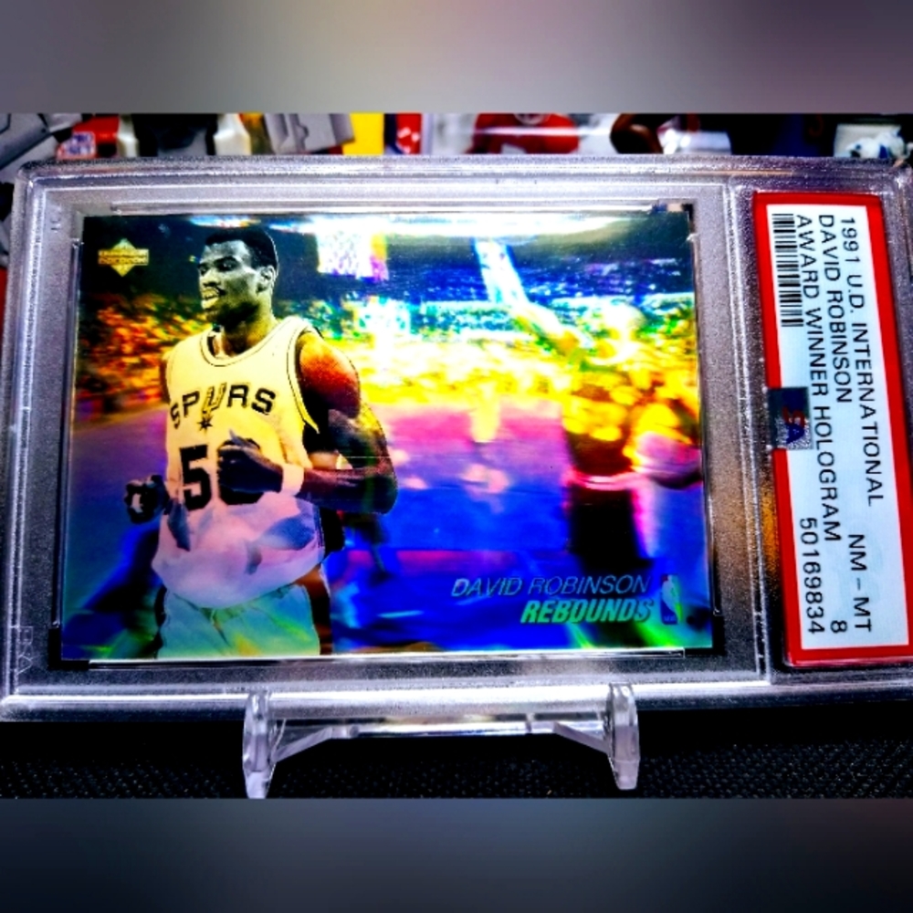 1991-92 Upper Deck International Award Winner Holograms # PSA 8 Rare NBA